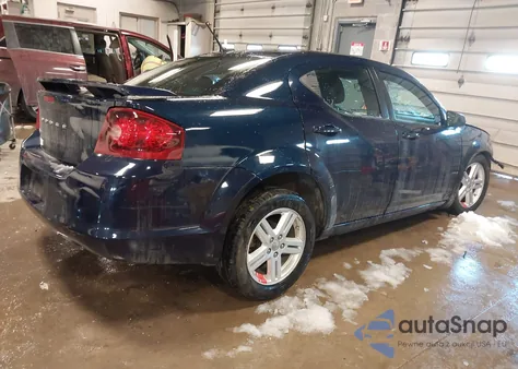 2013 Dodge Avenger Se V6 from USA, damaged, VIN 1C3CDZAG0DN596435